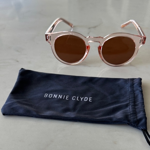 Bonnie Clyde Pink Sunglasses - Picture 1 of 8
